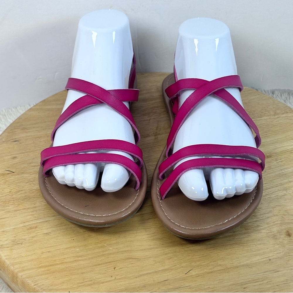 Montego Bay Club Pink and Tan Sandals